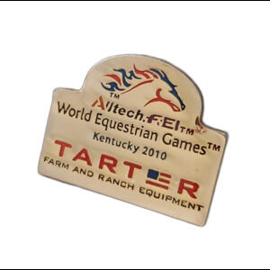 2010 Alltech FEI World Equestrian Games Kentucky USA Tarter Lapel Hat Tie Pin